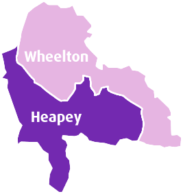 Heapey Map image